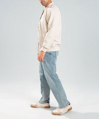 Beige Zip Jacket