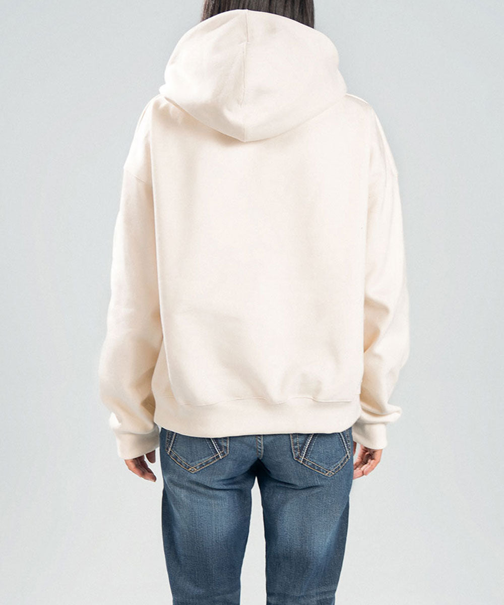 Half-Zip Oversized Hoodie