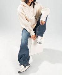 Half-Zip Oversized Hoodie