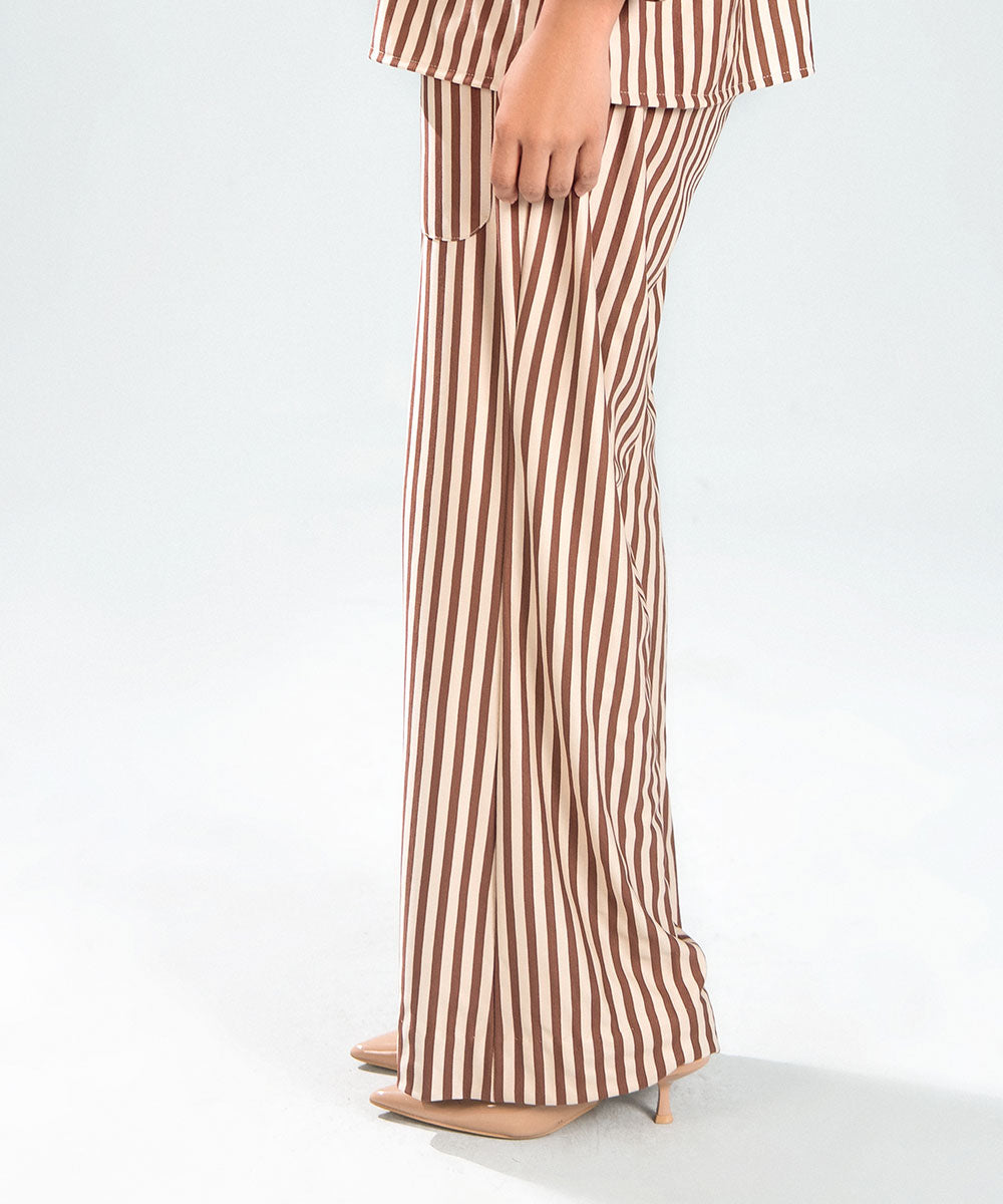 Wide Striped Pants