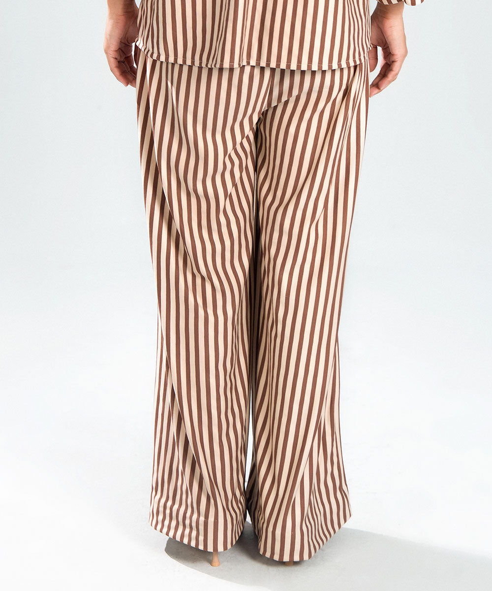 Wide Striped Pants