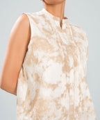 Tie-Dye Pintuck Top