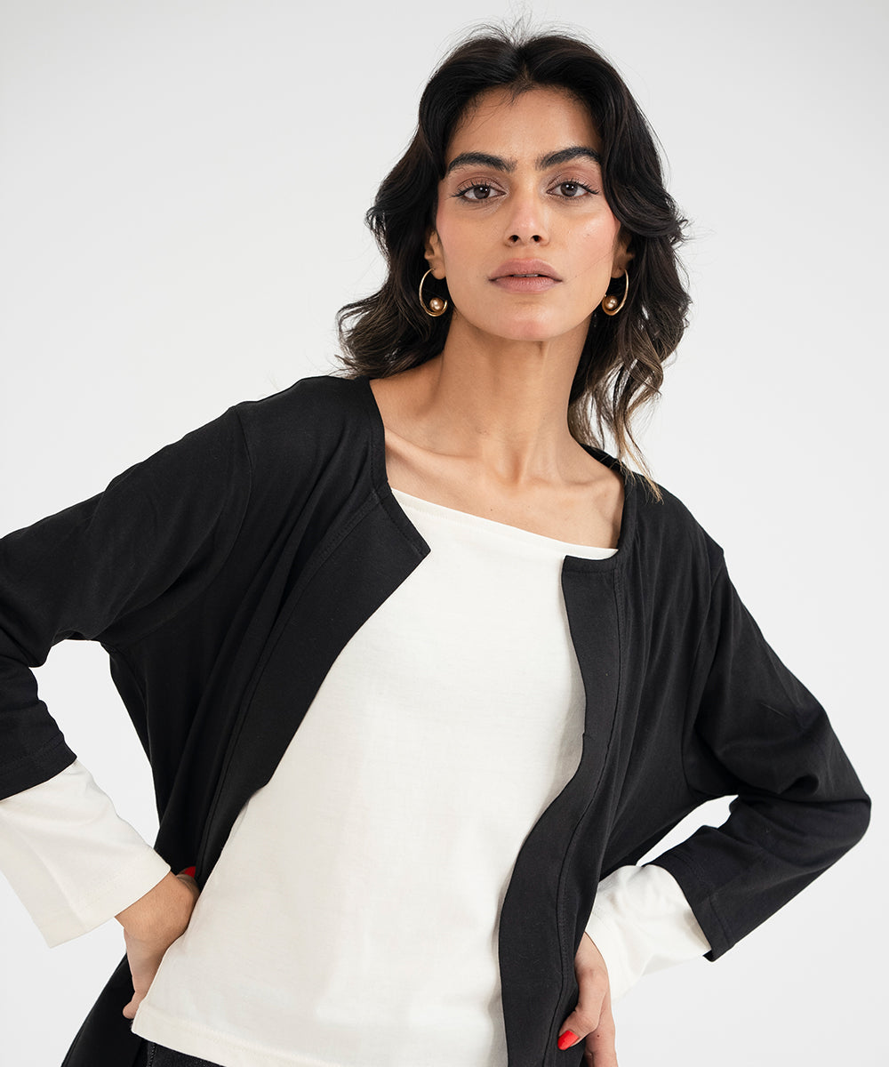 Cardigan With Long Sleeves - Halo Retail