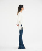 Oversized Slit Open T-Shirt - Halo Retail