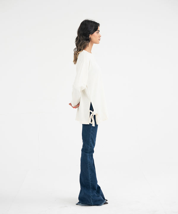 Oversized Slit Open T-Shirt - Halo Retail