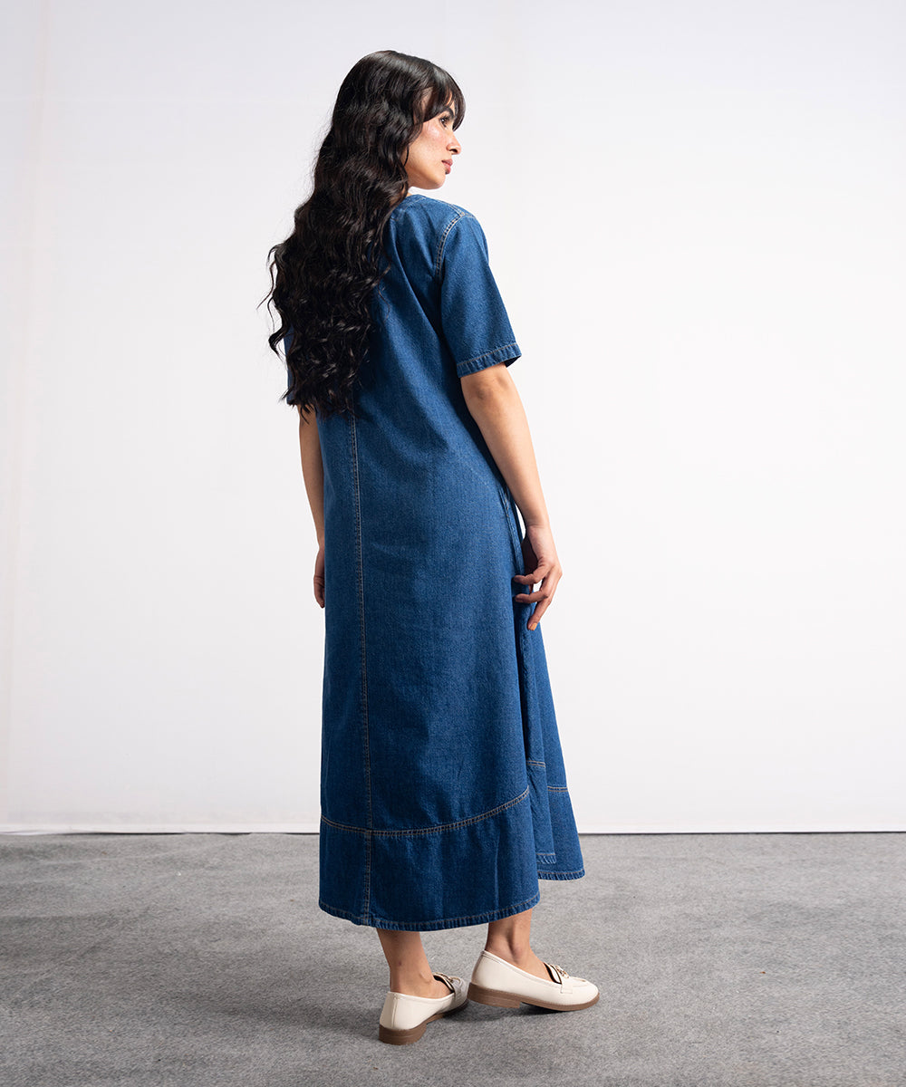 Dark Wash Denim Frock