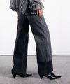 Two Tone High waist jeans - Halo Retail
