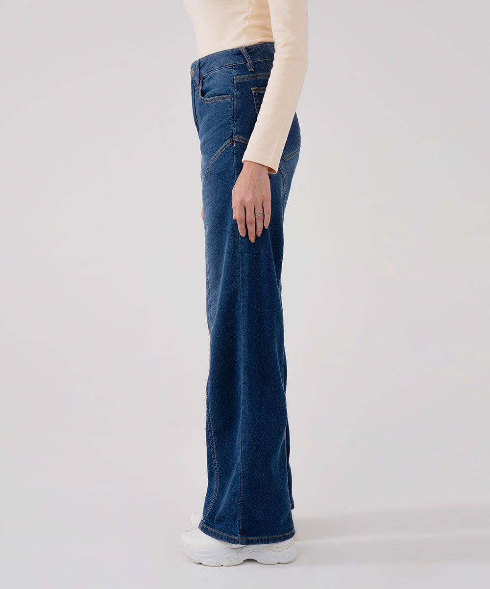 Midnight Contour Knitted Denim - Halo Retail