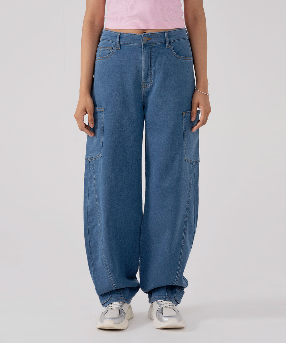 Linea Knitted Barrel Pants - Halo Retail