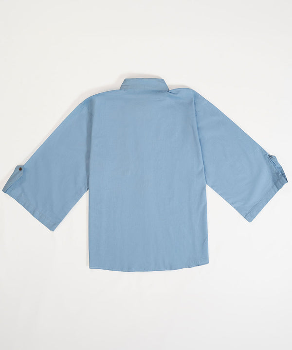 Cloud Blue Button Shirt