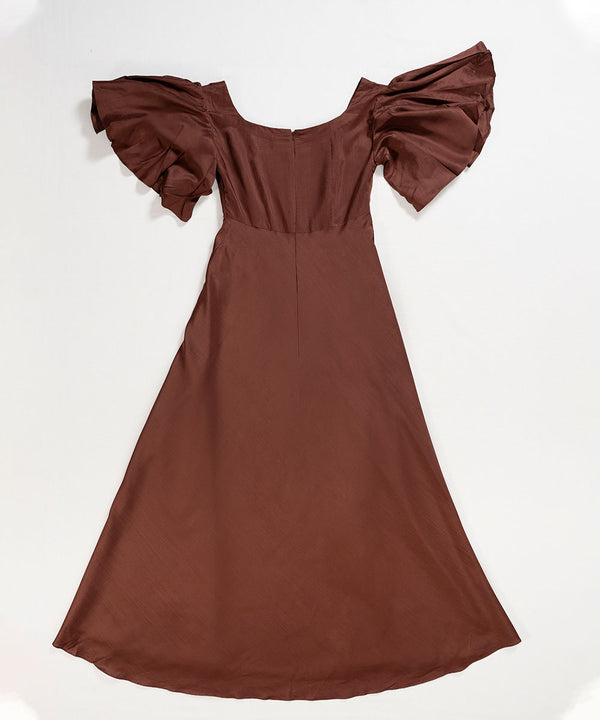 Terra Umber Luxe Dress