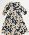 Ocean Ink Floral Dress