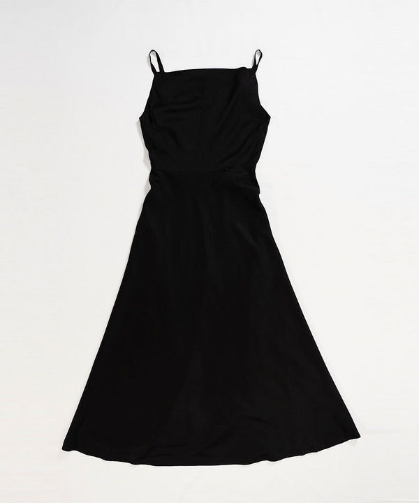 Luxe Raven Fold Dress