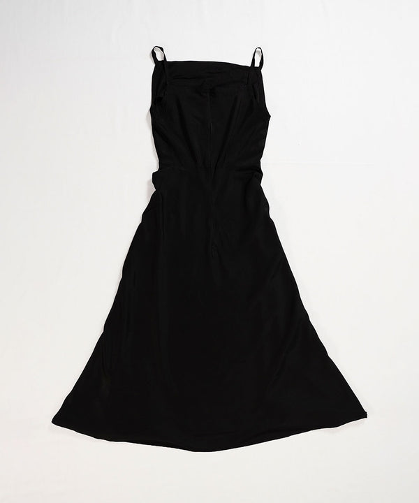 Luxe Raven Fold Dress