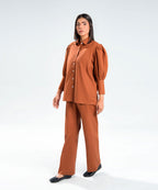 Rust Straight Leg Pants
