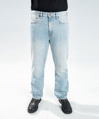 Ice-Blue Straight Jeans