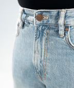 Ice-Blue Straight Jeans