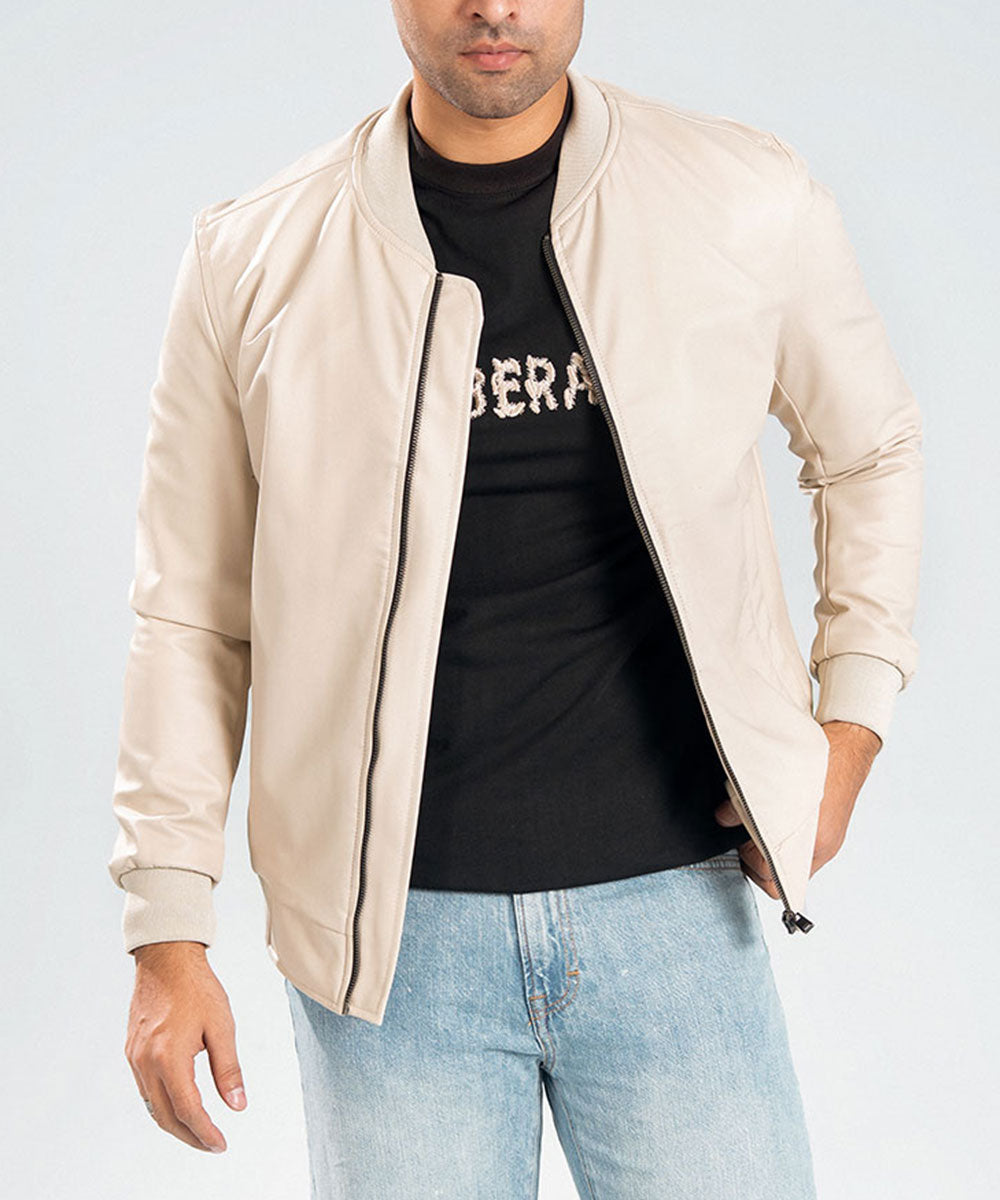 Faux Leather Jacket