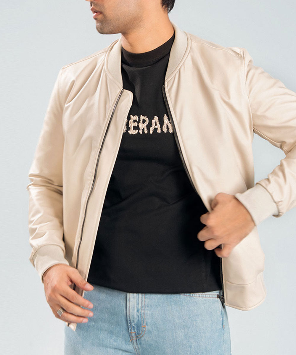 Faux Leather Jacket