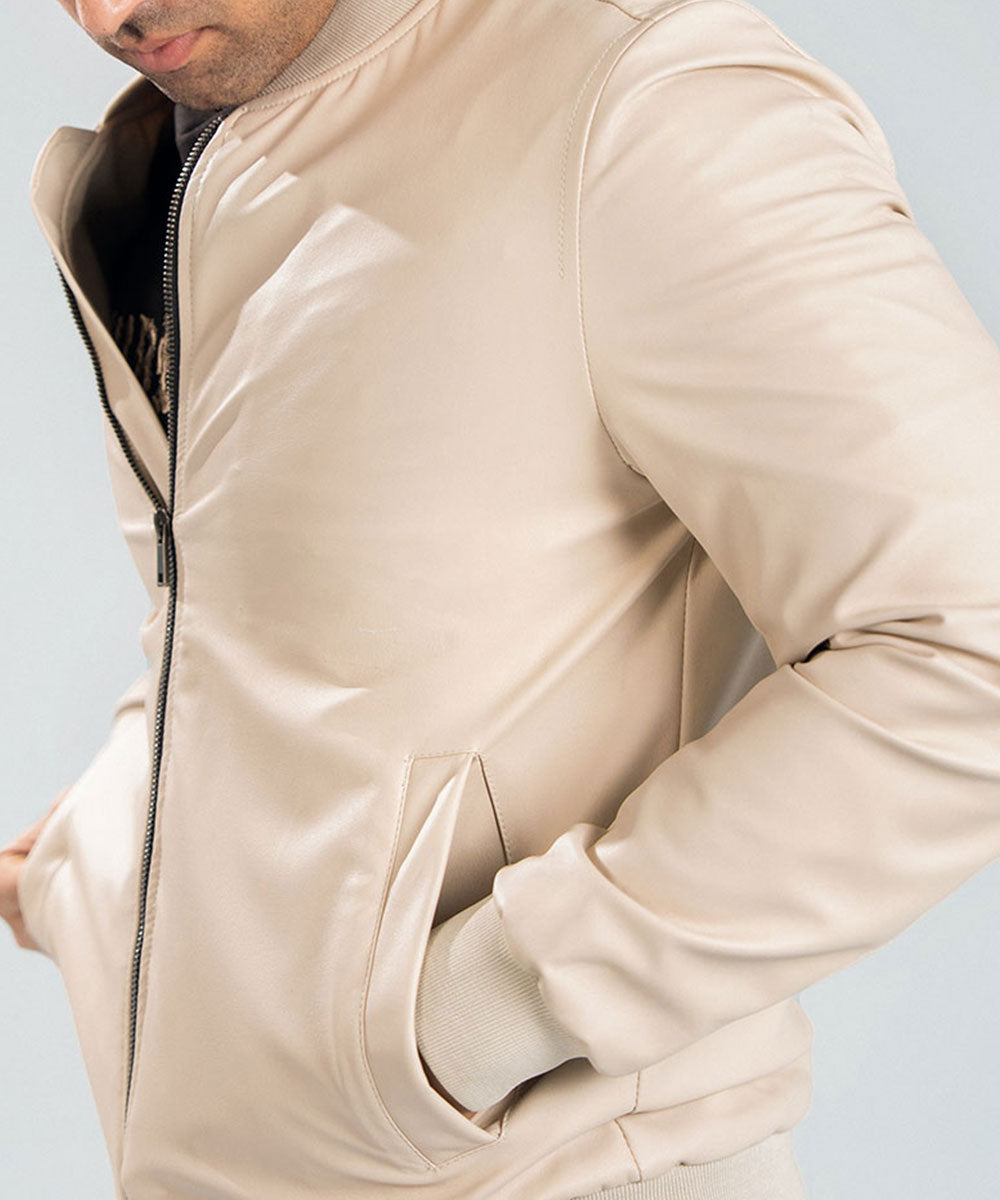 Faux Leather Jacket