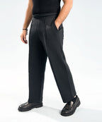 Black Scuba Trousers