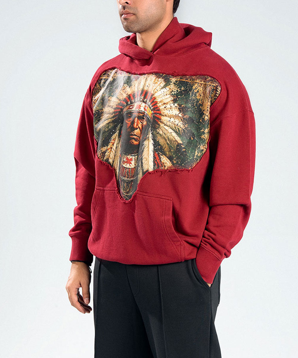 Distressed Chief Hoodie