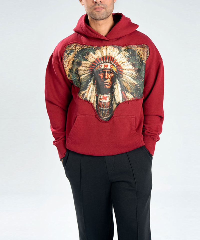 Distressed Chief Hoodie