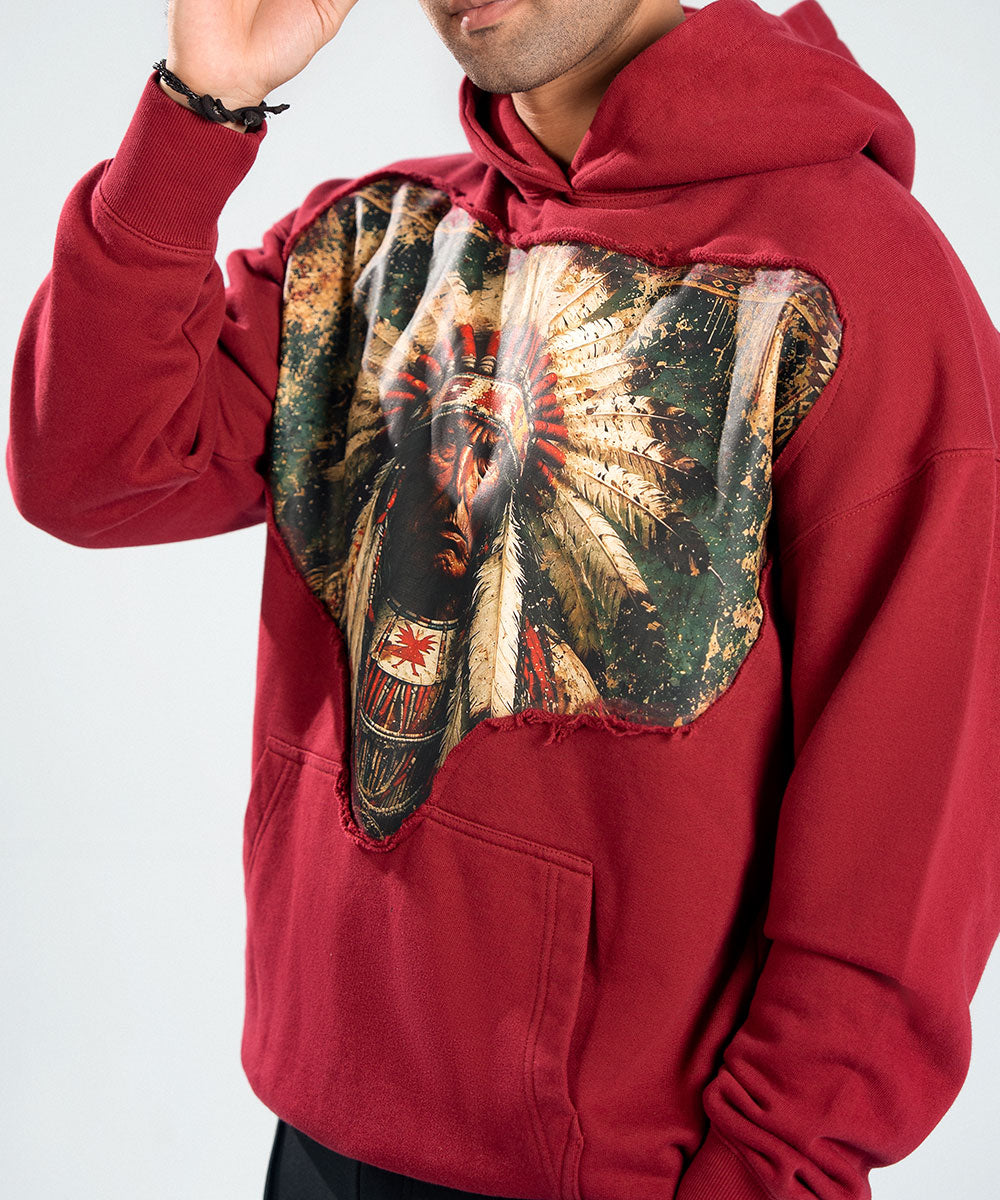 Distressed Chief Hoodie