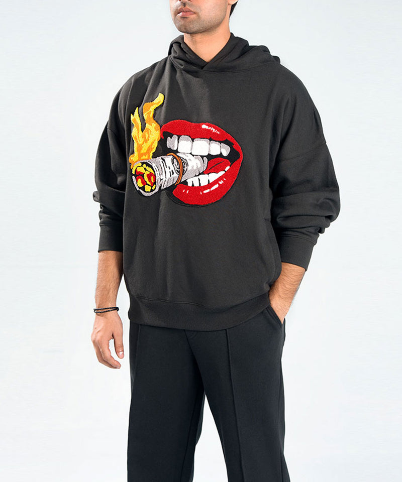 Flaming Cigar Hoodie