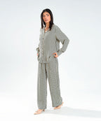Striped Wide Trousers