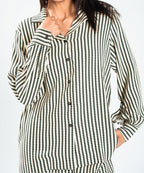 Geometric Striped Shirt