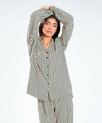 Geometric Striped Shirt