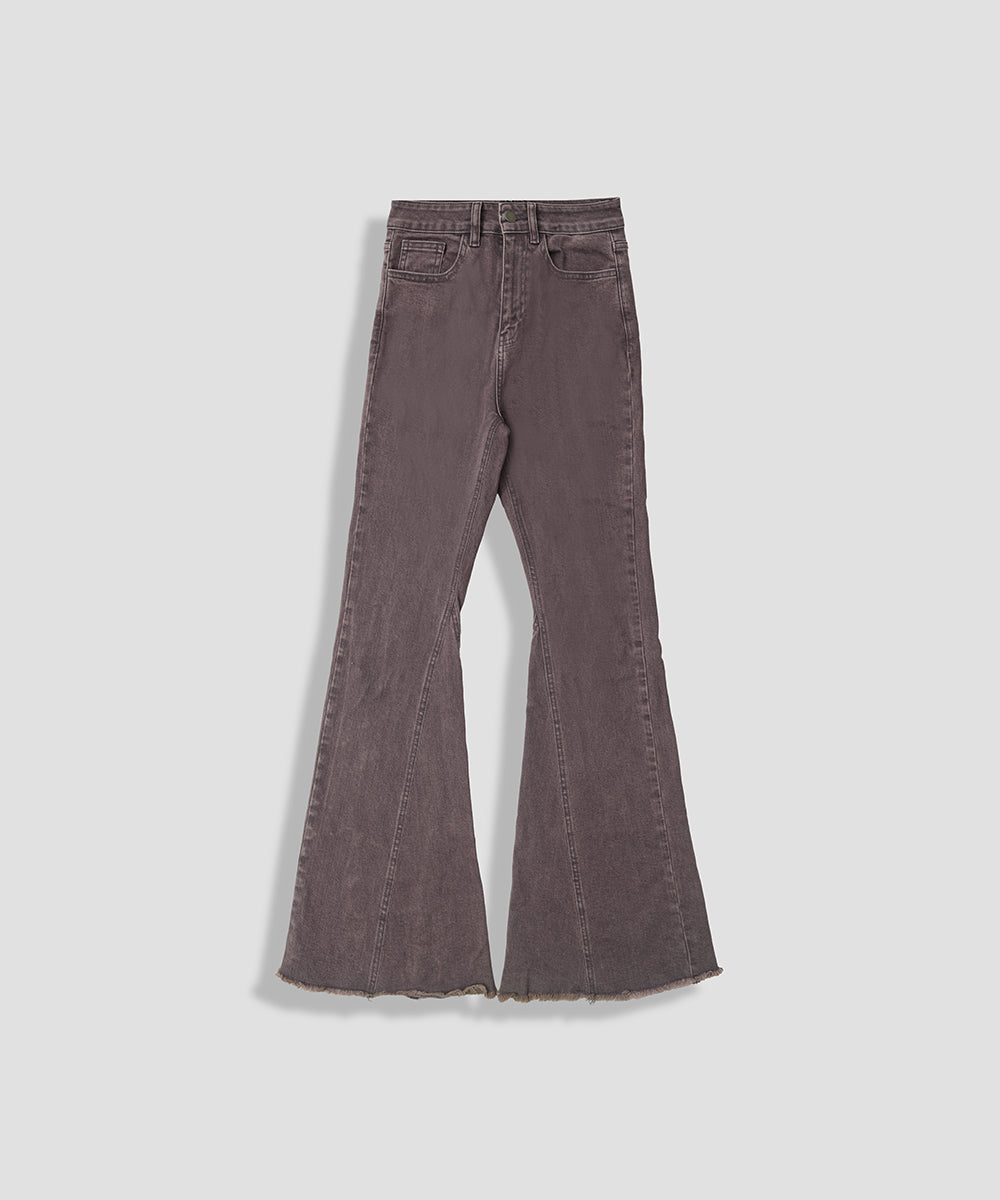 Boot-Cut High Waist Pants - Halo Retail