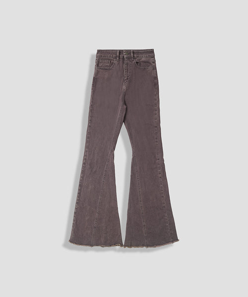 Boot-Cut High Waist Pants - Halo Retail