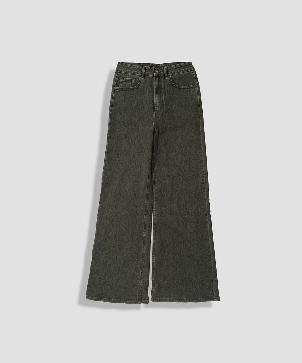 Denim Wide Leg Pants - Halo Retail
