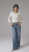 Off-Center Jeans